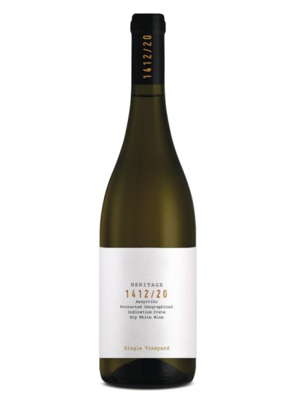 Heritage 1412/20 Assyrtiko kuiv valge vein PGI 2024, 13,5% 750 ml